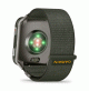 Venu X1-Moss with Titanium Caseback and Moss ComfortFit Nylon Band- 010-02980-03- Garmin 